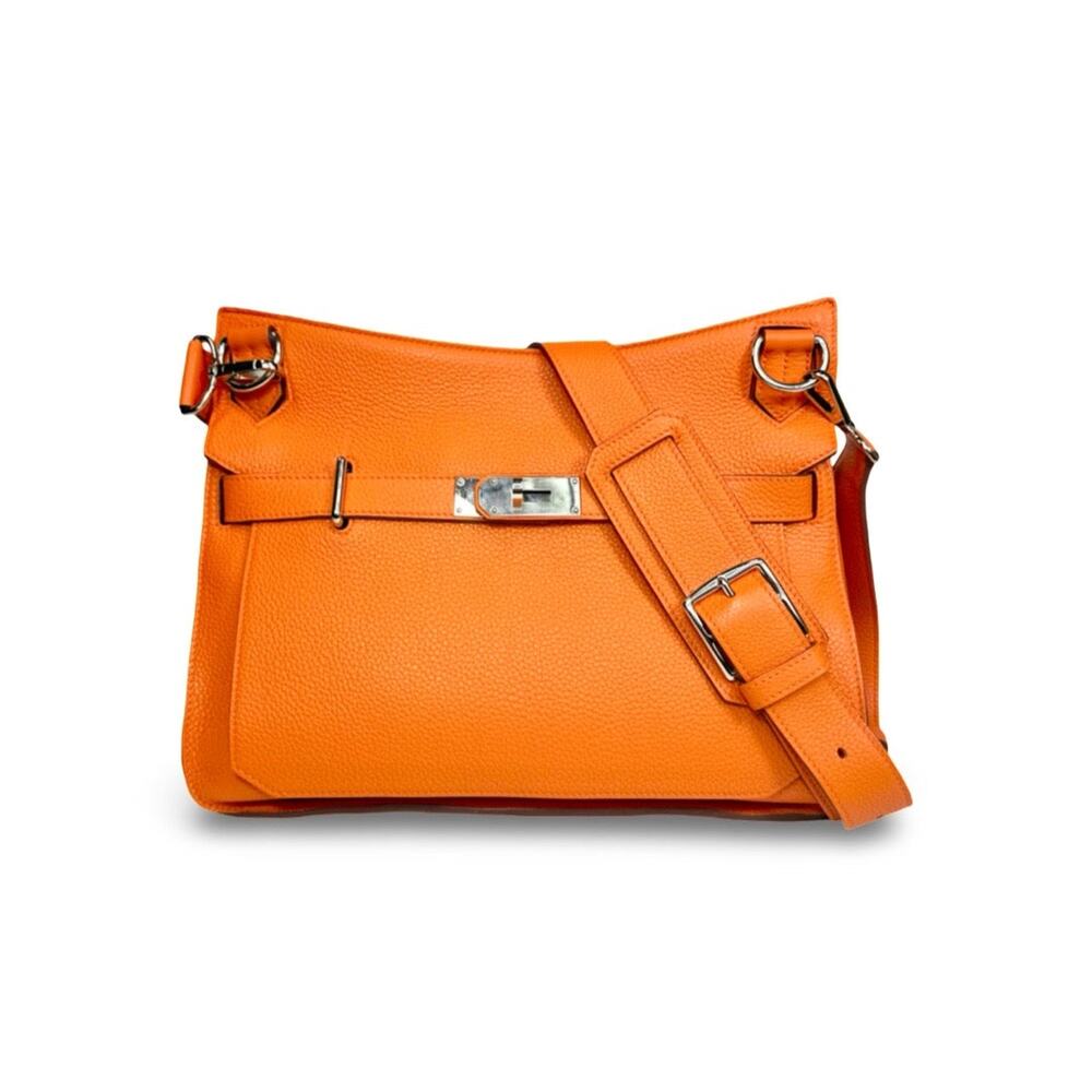 Hermès Jypsiere 34 Clemence Orange Jaune
